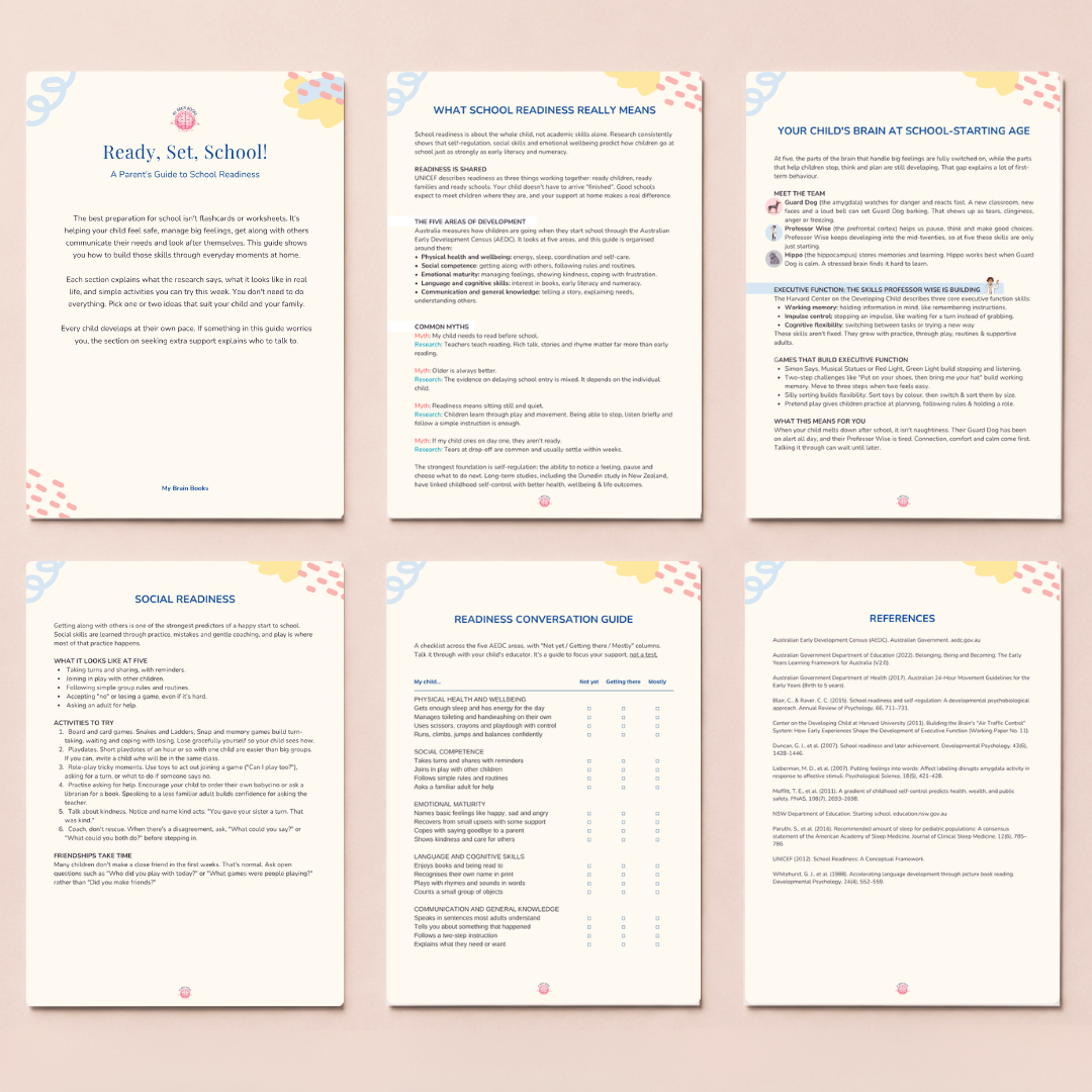 Ready, Set, School! - School Readiness Guide