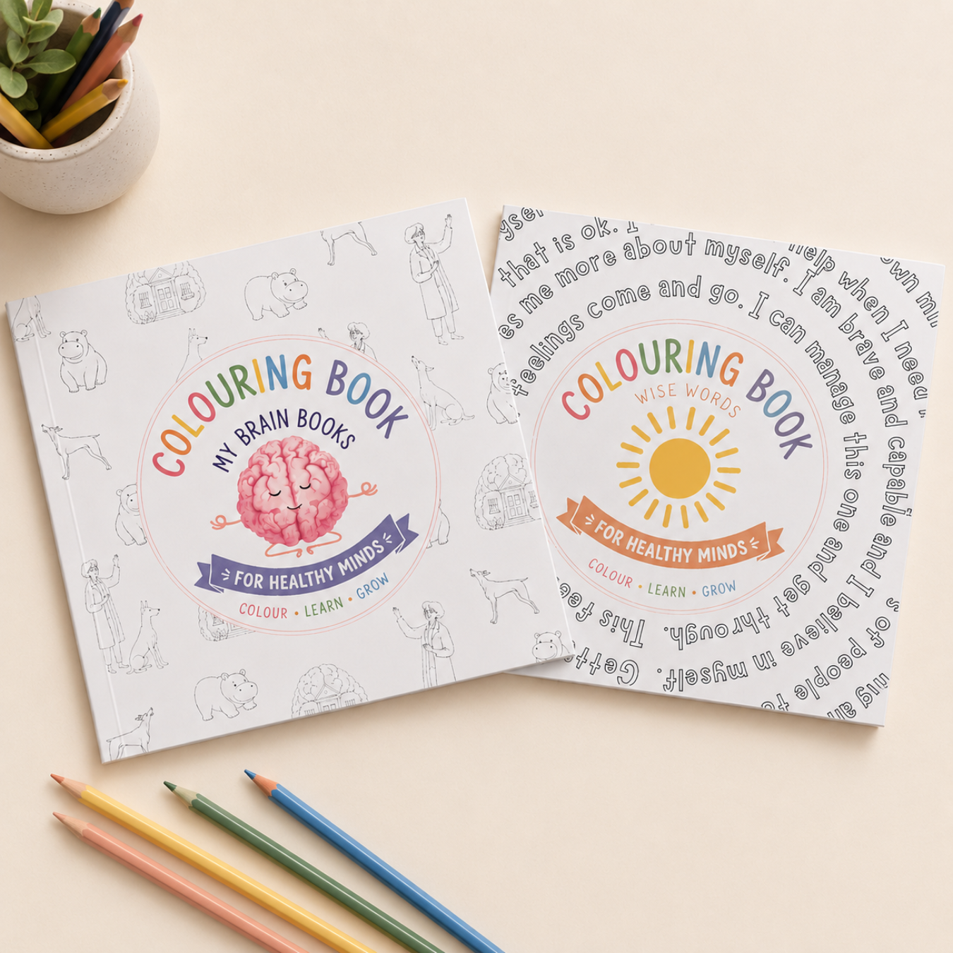 Animal Series + Colouring Books