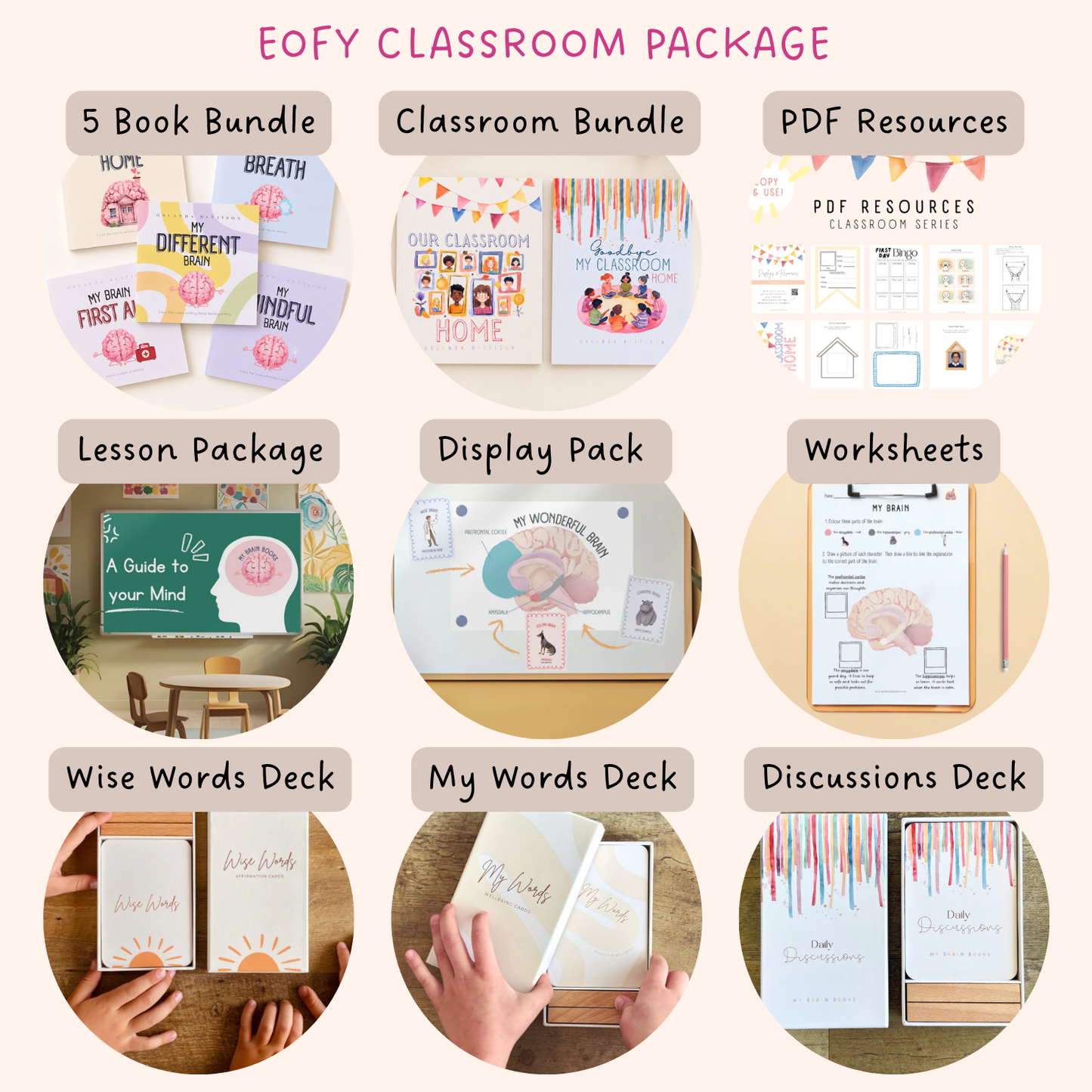 My Brain Book EOFY Classroom Package